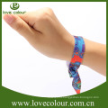 Custom woven wristband for music concert